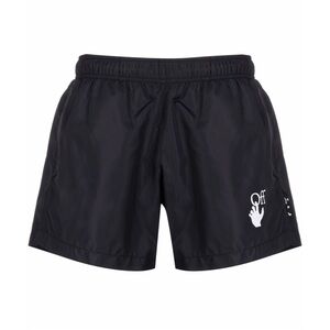 Off-White Men’s Black Swim Shorts (Size MED)